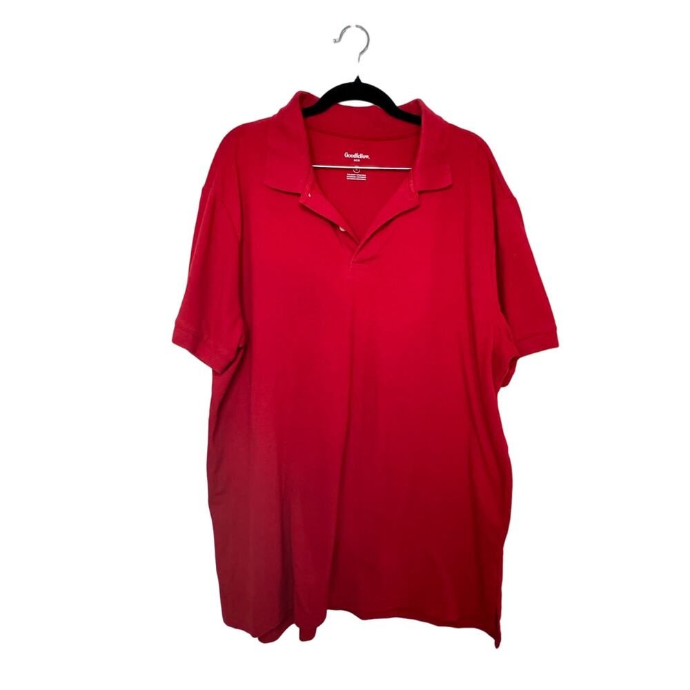 Good Fellow‎ & Co Men's XL Red Polo Shirt Short sleeve every wear polo standard